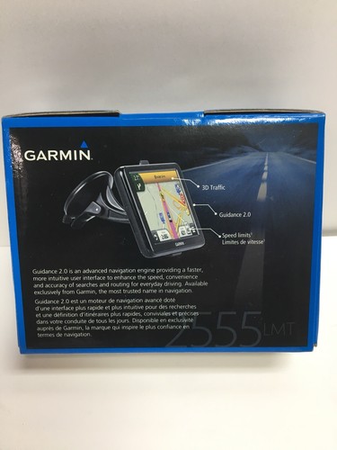 Garmin Nuvi 2555 LMT Navigation System with Box and charger bundle