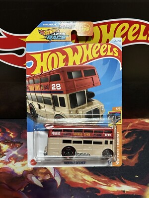 2024 Hot Wheels Trouble Decker 126/250 HW Fast Transit 5/5 Let's Race