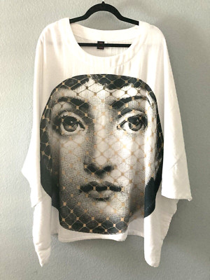 ART TO WEAR....THE FUNKY CUPCAKE INTERNATIONAL OVERSIZED TUNIC OSFA