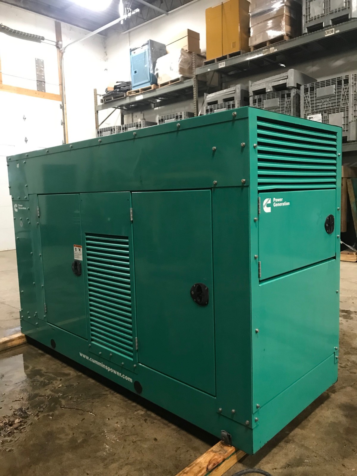 New 85kW Cummins Natural Gas Stationary Generator GGHG | S/N: L090075995