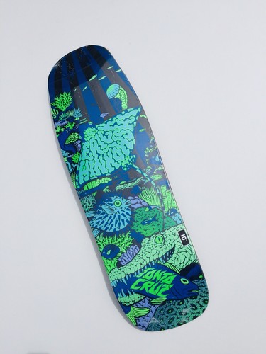 Santa Cruz Skateboard Deck Winkowski Aquatic Night Dope Planet Volcano Birdcage