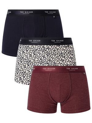 

Мужские трусы Ted Baker (3 шт.), разноцветные, Multicoloured, TBB02-FP2-010