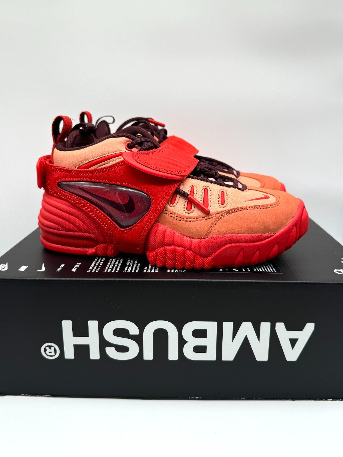 Nike AMBUSH Air Adjust Force SP Sz 4 M / 5.5 W Orange Red Nike AMBUSH Air Adjust Force SP Sz 4 M / 5.5 W Orange Red