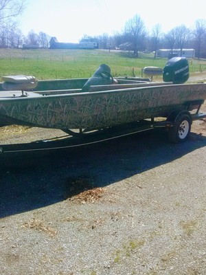 2011 Alumacraft 2072 with 115 Mercury and trailer