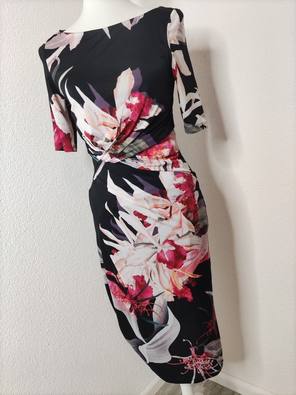 Coast, Geschmackvolle Damen Kleid, Gr. 36, Mit Unterkleid, Neuwert