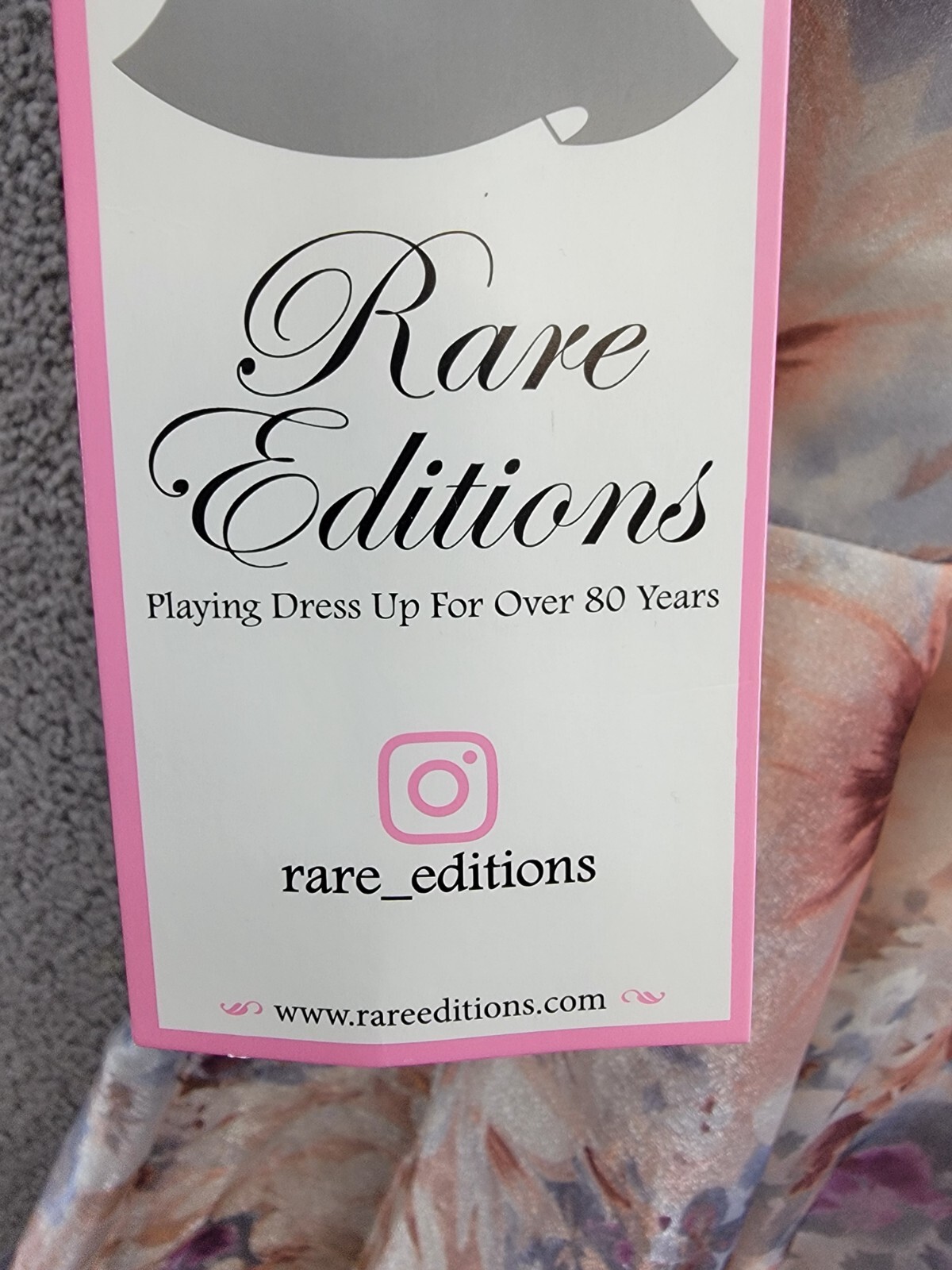 Rare Editions Floral Organza Social Dress Big Girls 14 Taupe Back Zip Closure - Picture 15 of 16