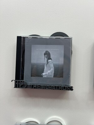 T Swift Inspired CD Wall Mount - ''The Albatross'' double disk TTPD