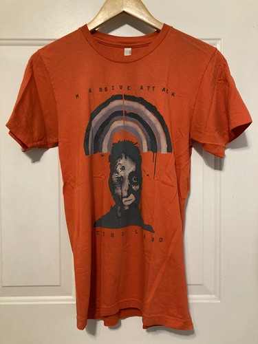 MASSIVE ATTACK HELIGO LAND Tシャツ MASSIVE ATTACK Official Heligoland Tour T-Shirt Size S