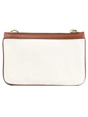 Bally Claryssa 63023010 Women's Beige Logo Handbag MSRP $500