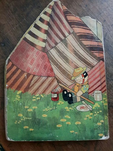 Antique Book THE CHUNKY SCOUTS 1929 McLoughlin Bros Sweet Illustrations 11 1/2