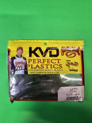 Strike King SCSD4-18 Coffee Scent Watermelon Red Flake Soft Plastic Fishing Lure