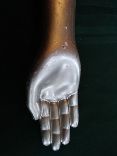 Vintage Heavy Arm hand Mannequin Prop display boutique industrial steampunk #E