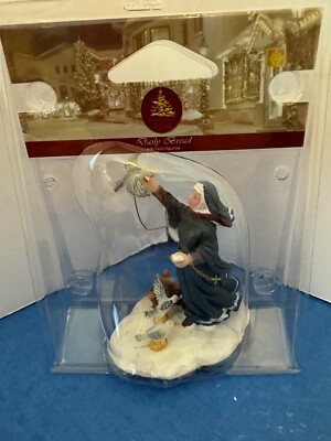 Lemax 2004 DAILY BREAD NUN FEEDING BIRDS #32707