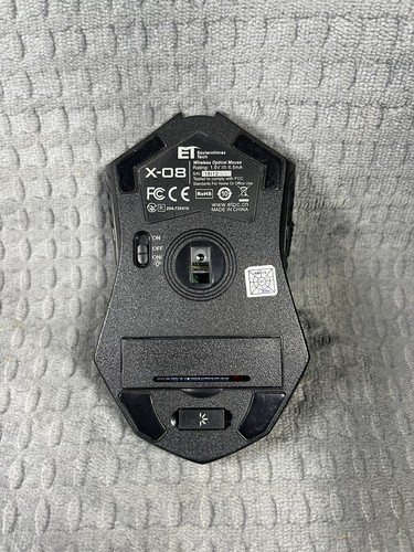 ET Easterntimes Tech Gaming Wireless Optical Gaming Mouse ET X-08 Black Working