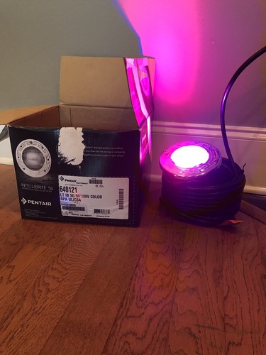 640121 Pentair IntelliBrite 5G Color Spa Light with 48’ Cord, 120V