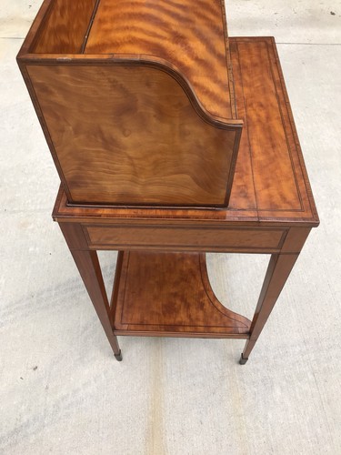 Antique French Inlaid Satinwood Library Office Den Ladies Desk Writing 1790 RARE
