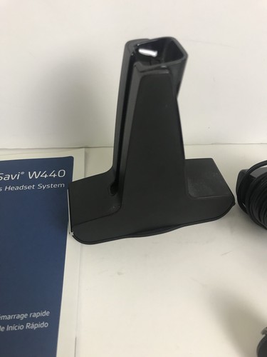 Plantronics Savi W440 Wireless Telephone Headset System W/ Manual