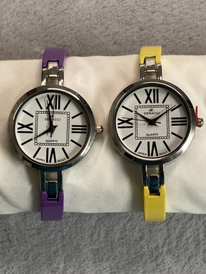 denacci quartz japan movt st steel two tone mens large wrist watch runs 283727610851