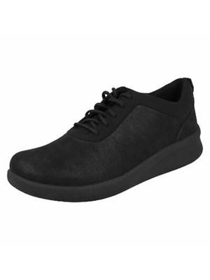 

Женские черные спортивные кроссовки на танкетке CLARKS Sillian 2.0 Pace с язычком сзади, 6 м, Черный, 26146199