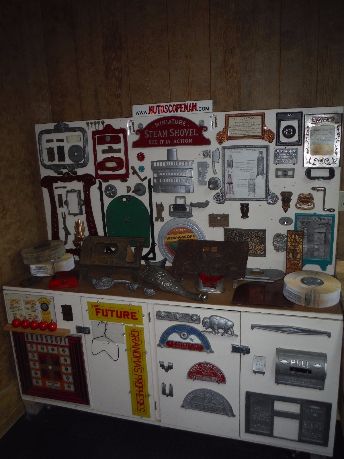 Mutoscope Caille Mills Munves Genco Fortune Teller,Crane Digger Parts Kiosk