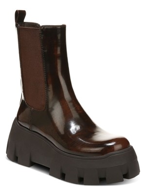 Женские коричневые ботинки на танкетке Ana CIRCUS BY SAM EDELMAN коричневого цвета на 2 платформах, длина 10 м