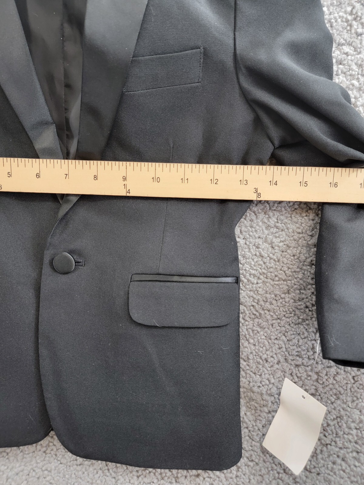 Nautica Single Breasted Jacket Little Boys 6 Noir Notch Lapel Button Closure - Picture 5 of 18