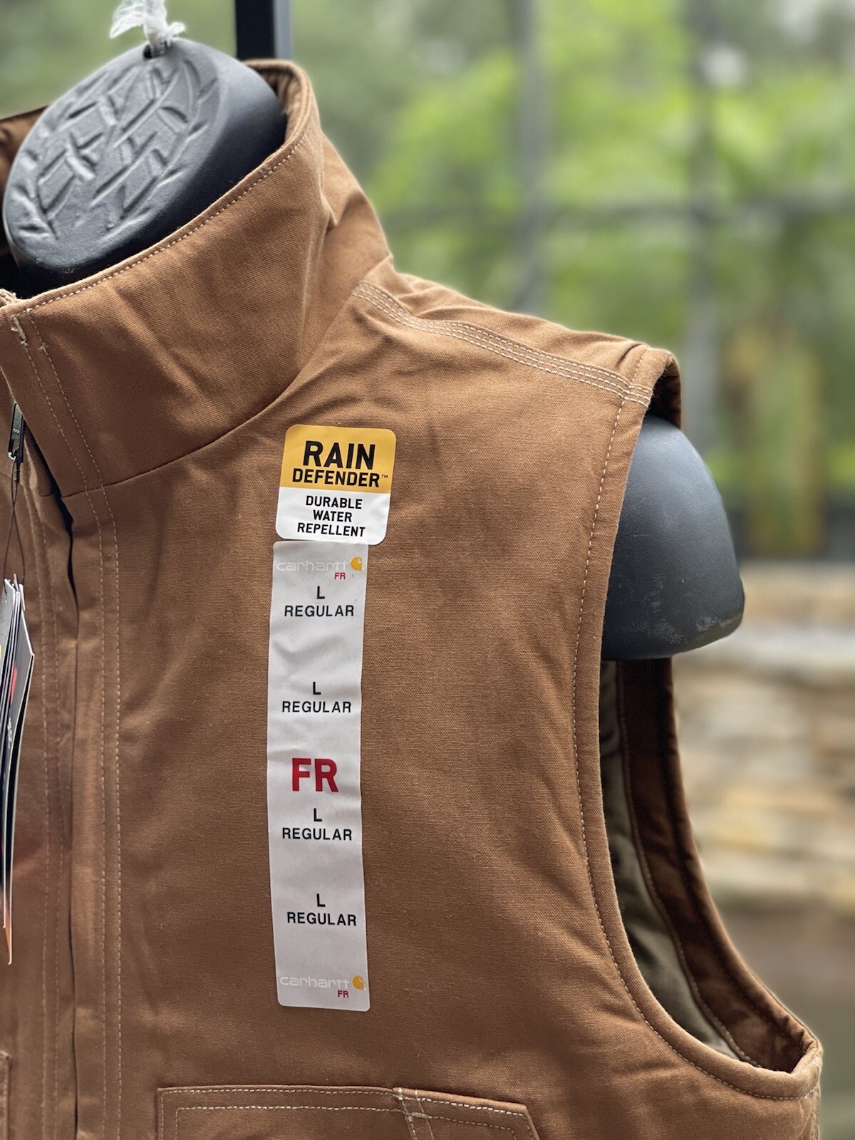 Carhartt Flame-Resistant Quick Duck Vest Jacket 4XL Brown