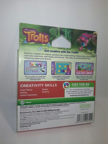 LeapFrog Trolls LeapPad Tablet Game Creativity  Pre-K -1st Grade