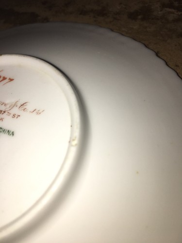 Antique Copelands China England, Gilman Collamore New York Saucers 5 1/4”