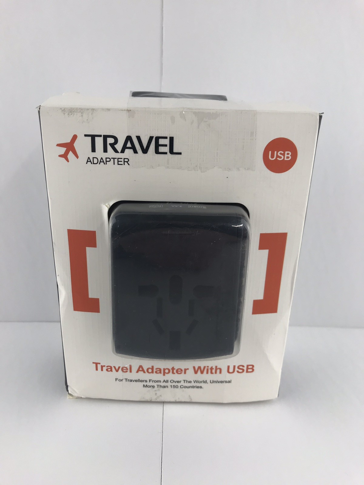 Travel Wall Adapter-1500W With 4 USB ports 150 Countries Compatible