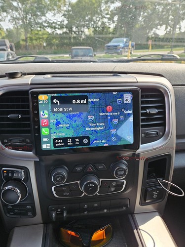 For RAM Truck 2013-2019 Apple CarPlay Android Auto GPS Navi Radio Head Unit