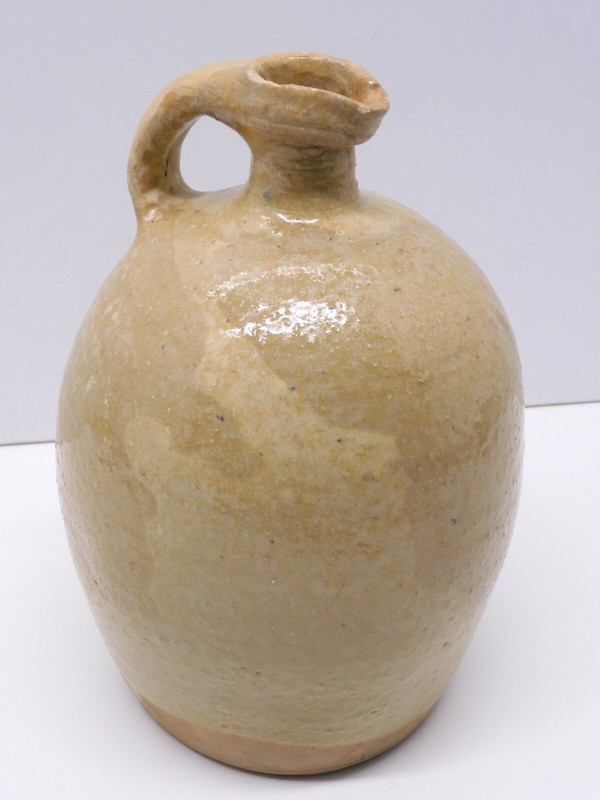 -Joli Ancien Cruchon Petite Cruche Terre Cuite Ã©MaillÃ©E Collection DÃ©Co  D