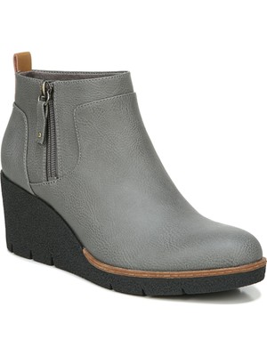 

DR SCHOLLS Женские ботильоны на танкетке серого цвета со стелькой Bianca Almond Toe, Серый, H2152S1