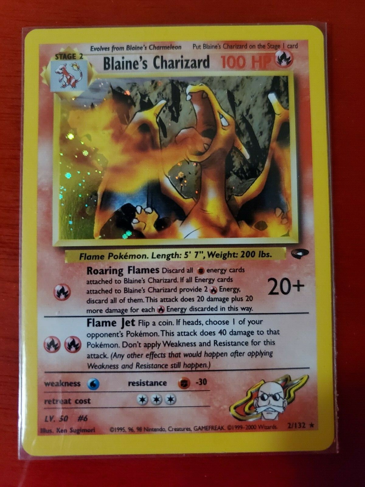 ポケモンカードゲーム Blaine's Charizard 100 HP Pokèmon Blaine's Charizard 100 HP | eBay