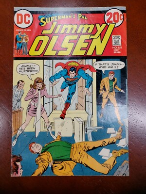 Superman's Pal Jimmy Olsen #153 | See Pics | 1972 | Murder in Metropolis!