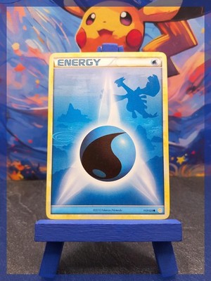 Pokémon Karte I Wasser-Energie 117/123 I Lugia I HeartGold & SoulSilver EXC-GD