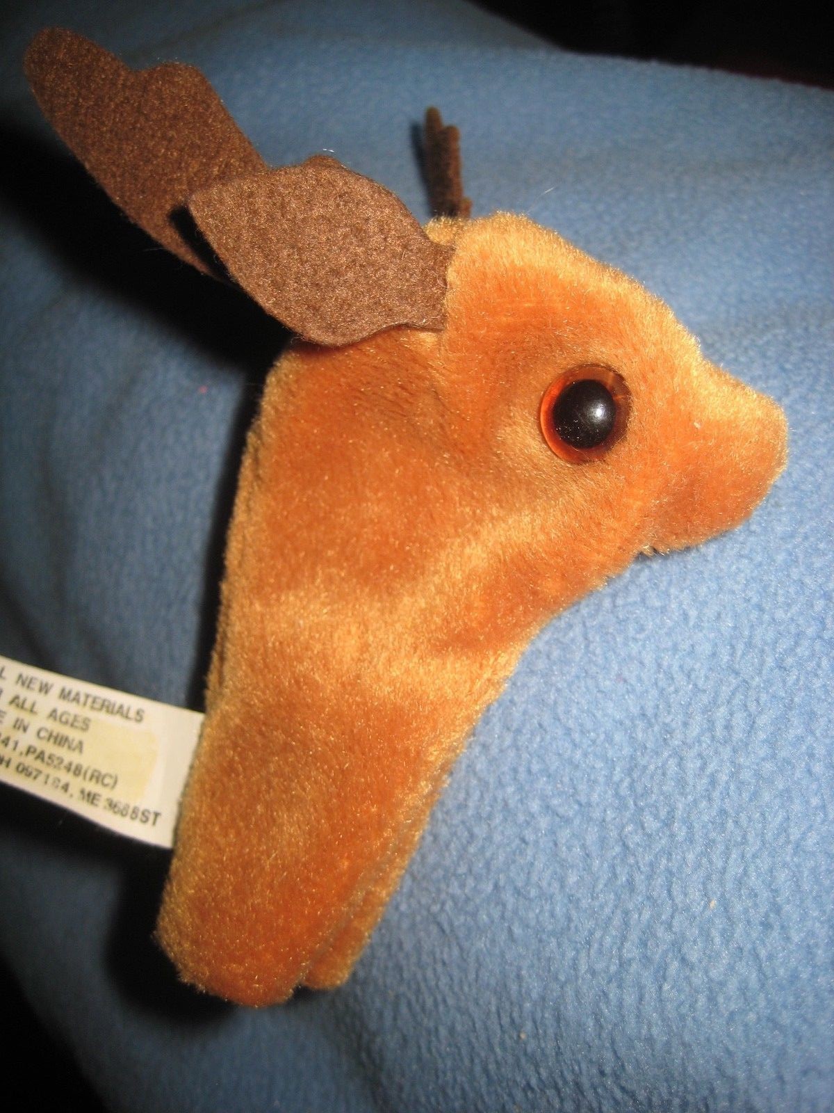 Poppets cascade toy tiny finger puppet reindeer