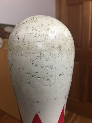 Used BRUNSWICK  MAX  BOWLING PIN,Brunswick made in USA  Pin very used condition