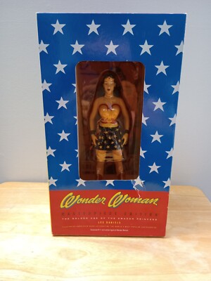 2001 Wonder Woman DC Direct Masterpiece Edition Figure & Hardcover Book NIB