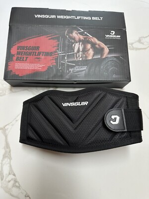 Vinsguir Weight Lifting Belt for Men & Women Size Medium 35-39 Inches Quick Lock