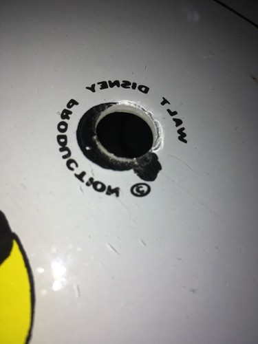 Vintage Walt Disney Winnie the Pooh Glass Ceiling Light Fixture Shade 15