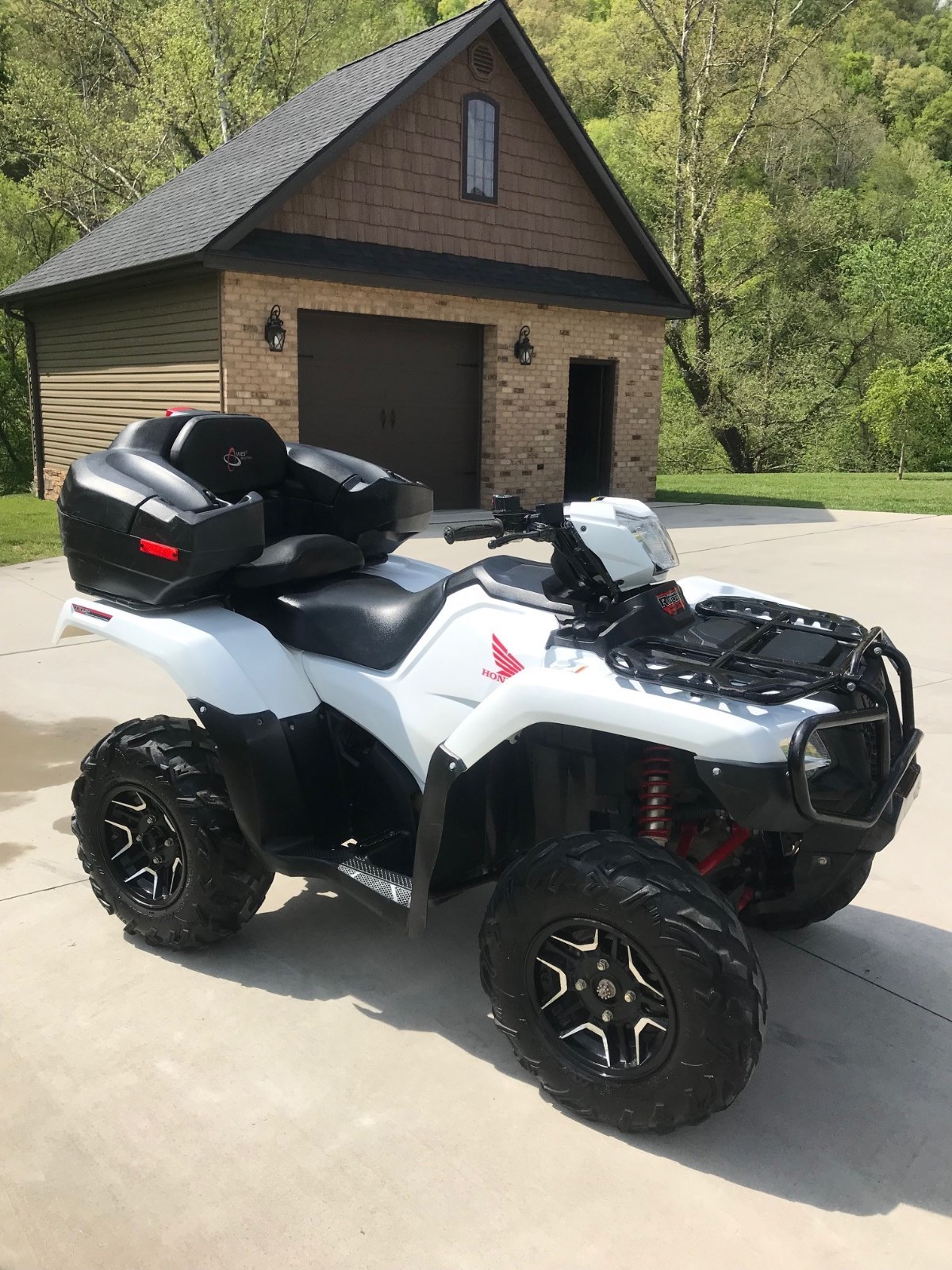 2015 Honda FourTrax Foreman 500 Rubicon Deluxe 4X4 Power Steering WHITE ATV