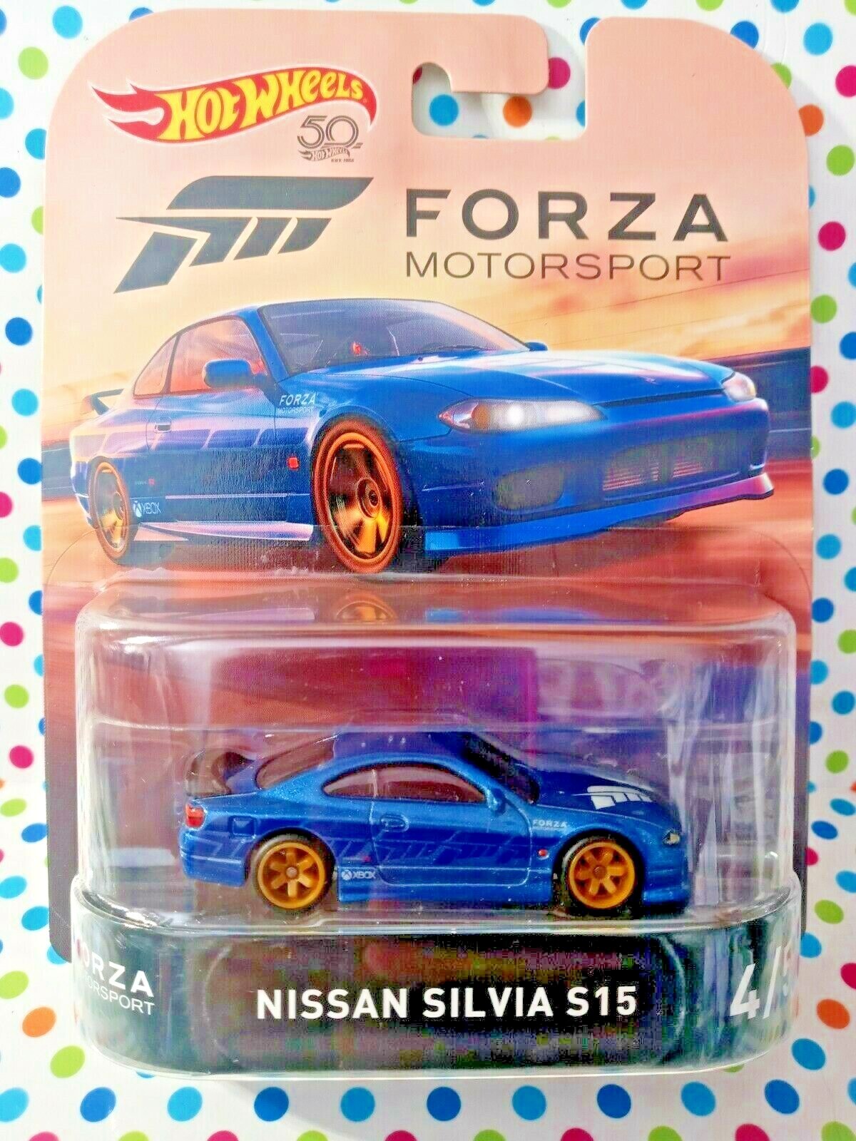 超爆安 ホットウィール 50周年記念モデル シルビアs15 FORZA ミニカー