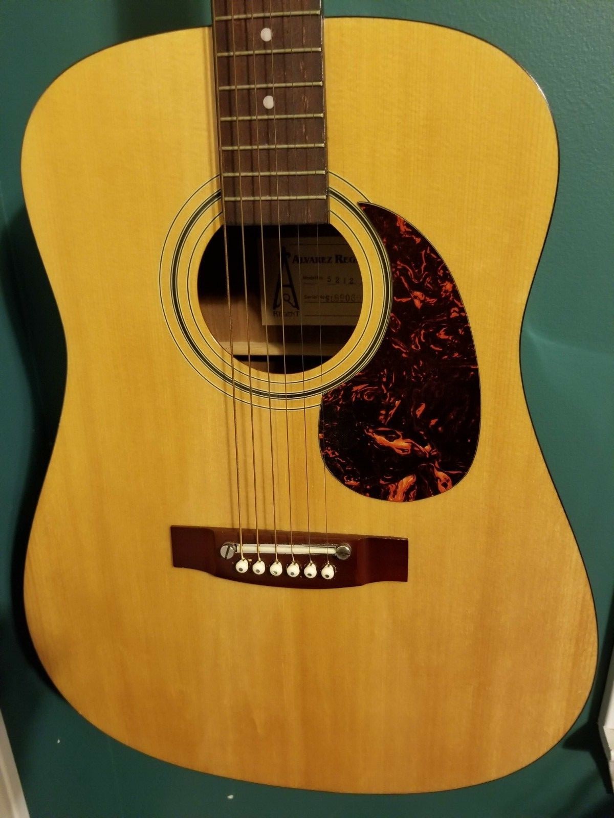 Vintage Alverez Regent 5212 Acoustic Guitar 1980's