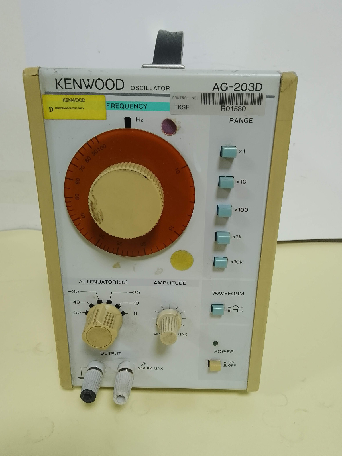 DW]USED 8日保証 TRIO AG-203 CR OSCILLATOR CRオシレーター CR発振器