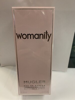 Womanity by Thierry Mugler 2.7 Oz EDP Refillable Spray SEALED RARE