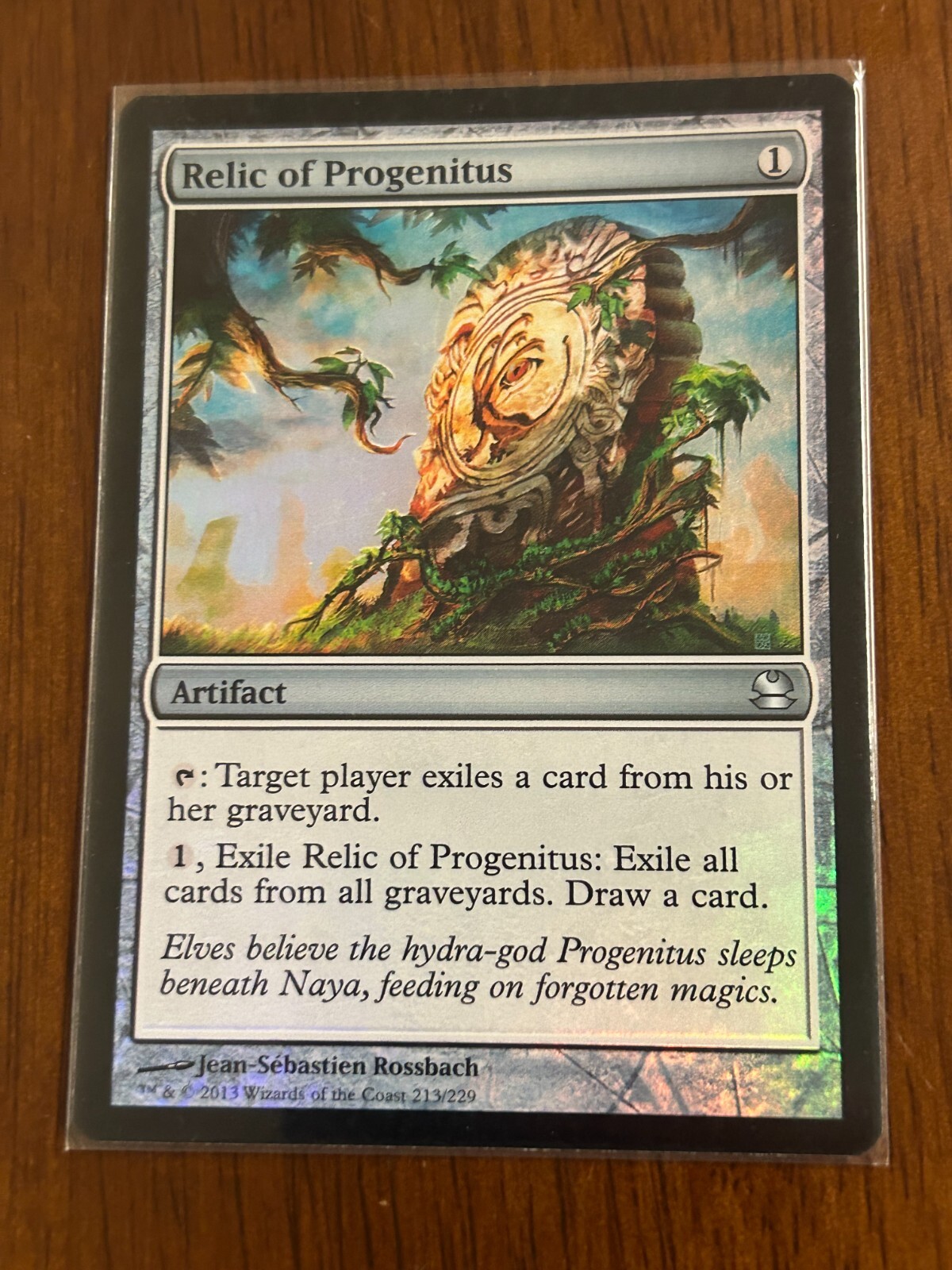Relic of Progenitus 大祖始の遺産 foil 4枚セット 157)□旧枠□《大祖始の遺産/Relic of Progenitus》[BRC-BF] 茶U
