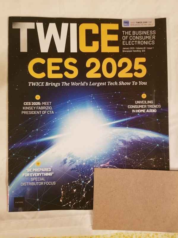 Twice Magazine CES 2025 Volume 40 Issue 1 *Labelt Not