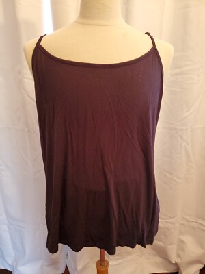 Lane Bryant Essential Cotton Cami Navy Blue Size 26/28