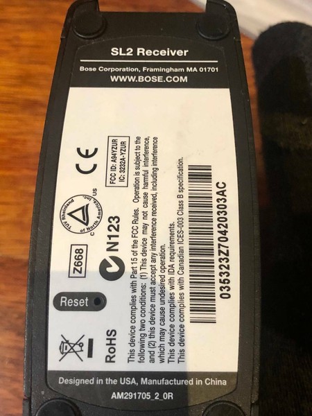 bose sl2 setup